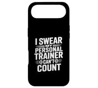 I Swear My Personal Trainer Can't Count Gym Humour Coque pour iPhone Air