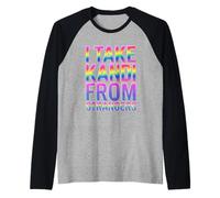I Take Kandi du Strangers Funny Rave EDM Party Festival Manche Raglan