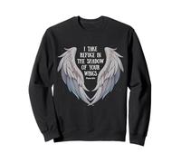 I Take Refuge in The Shadow of Your Wings, Psaume 57:1 Sweatshirt