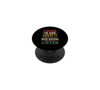 I Talked to God About It Humour chrétien drôle Jésus Foi PopSockets PopGrip Adhésif
