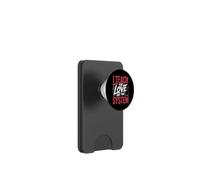 I Teach for Love Not The System Passion des Enseignants PopSockets PopWallet pour MagSafe