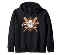 I Teach Kids to Hit and Steal Humour Funny Baseball Coaches Sweat à Capuche