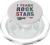 I Teach ROCKSTARS Teacher Bande éducative pour Enseignant 1re 2e 3e année PopSockets PopGrip pour MagSafe
