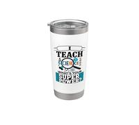 I Teach Science What's Your Super Power? Funny Teacher Gobelet isotherme en acier inoxydable double paroi