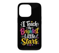 I Teach The Brightest Little Stars: Men Women School Teacher Coque pour iPhone 13 Pro