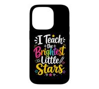I Teach The Brightest Little Stars: Men Women School Teacher Coque pour iPhone 14 Pro