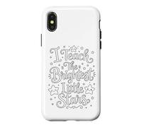 I Teach The Brightest Little Stars - School Coloring Craft Coque pour iPhone X/XS