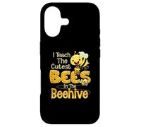 I Teach The Cute Bees in The Beehive Kindergarten Teacher Coque pour iPhone 17