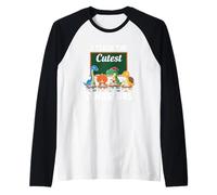 I Teach The Cute Dinosaurs School Manche Raglan