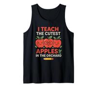 I Teach The Cutest Apples in The Orchard Cadeau Professeur Débardeur