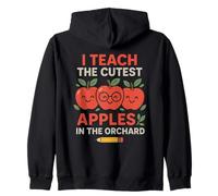 I Teach The Cutest Apples in The Orchard Cadeau Professeur Sweat à Capuche