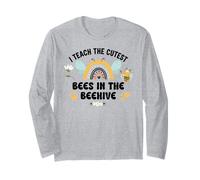 I Teach The Cutest Bees in The Bee Hive Pre School Teacher Manche Longue