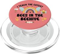 I Teach The Cutest Bees in The Bee Hive Pre School Teacher PopSockets PopGrip pour MagSafe