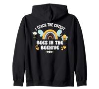 I Teach The Cutest Bees in The Bee Hive Teacher Kindergarten Sweat à Capuche