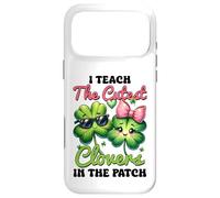 I Teach The Cutest Clovers in The Patch Teacher St Patrick Coque pour iPhone 17 Pro Max