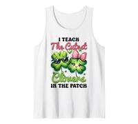 I Teach The Cutest Clovers in The Patch Teacher St Patrick Débardeur