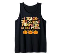 « I Teach The Cutest Pumpkins in Patch » Teacher Halloween Débardeur