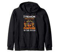 I Teach The Cutest Pumpkins in The Patch Funny Halloween Sweat à Capuche