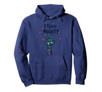 I Teach The Mighty Special Education Habilitation Educator Sweat à Capuche, Unisexe pour Adultes, Bleu Marine, S