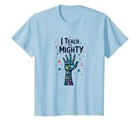 I Teach The Mighty Special Education Habilitation Educator T-Shirt, Enfant, Bleu Céleste, 8 Ans