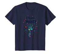 I Teach The Mighty Special Education Habilitation Educator T-Shirt, Enfant, Bleu Marine, 6 Ans