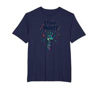 I Teach The Mighty Special Education Habilitation Educator T-Shirt, Homme Grandes Tailles, Bleu Marine, 4X Tall