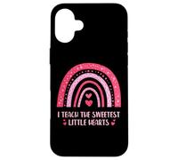 I Teach The Sweetest Little Hearts Rainbow Love Coque pour iPhone 16 Plus