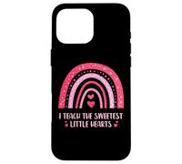 I Teach The Sweetest Little Hearts Rainbow Love Coque pour iPhone 16 Pro Max