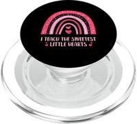 I Teach The Sweetest Little Hearts Rainbow Love PopSockets PopGrip pour MagSafe