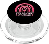 I Teach The Sweetest Little Hearts School Teacher PopSockets PopGrip pour MagSafe