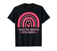 I Teach The Sweetest Little Hearts School Teacher T-Shirt