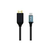 i-tec Adaptateur Câble USB-C vers HDMI 4K/60Hz, 1.5m, Support Windows/macOS/Linux/Android, Résolution max. 3860x2160, Noir, Réf: C31CBLHDMI60HZ