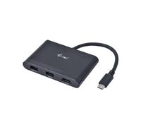 i-tec Adaptateur de Voyage USB-C vers HDMI 4K UHD - 2x USB 3.0, USB-C Power Delivery/Data - Chipset RTS5403/04/11/PS176 - Compatible Windows/macOS
