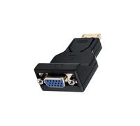 i-tec Adaptateur DisplayPort vers VGA DP2VGAADA, Résolution 1920x1080 60Hz, Connecteur DP mâle, Connecteur VGA femelle, RoHS/CE, Noir