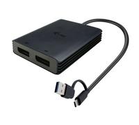 i-Tec - Adaptateur vidéo - USB-C (M) pour DisplayPort (F) - Thunderbolt 4 - 27 cm - support pour 4K60Hz