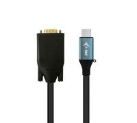 i-tec C31CBLVGA60HZ Adaptateur de câble vidéo 1,5 m USB Type-C VGA (D-Sub) Noir, Bleu