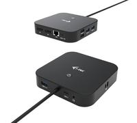 i-tec C31DUALDPDOCKPD station d'accueil Avec fil USB 3.2 Gen 1 (3.1 Gen 1) Type-C Noir