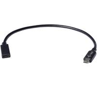 i-tec Câble USB-C USB-C® femelle, USB-C® mâle 0.30 m noir C31EXTENDCBL