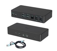 i-tec USB 3.0 / USB-C / Thunderbolt 3 Professional Dual 4K Display Docking Station Generation 2 + Power Delivery 100W