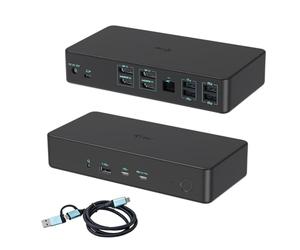 I-Tec Cadual4kdockpd2uk Replicatore Di Porte E Docking Station Per Laptop Cablato Usb 3.2 Gen 1 [3.1 Gen 1] TypE-C Nero (usb 3.0/usB-C/tb 3 Pro Dual