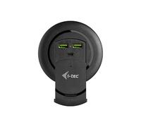 Cables USB I-tec i-tec desk charger usb-c/a 96w i-tec desk charger pd qc 4.0 noir