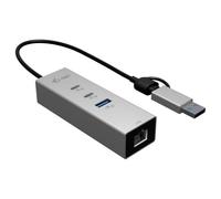 i-Tec - Concentrateur (hub) - 2 x USB-C 3.2 Gen 1 + 1 x USB-A 3.2 Gen 1 - de bureau