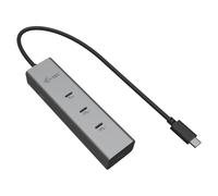 i-Tec - Concentrateur (hub) - métal, vidéo 8K, 85W - 1 x USB-C 3.2 Gen 1 + 1 x USB-C 3.2 Gen 1 (distribution d'alimentation) + 3 x USB-C 3.2 Gen 2 - de bureau