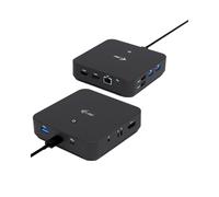 i-tec Dock USB-C DP Dual HDMI 4K - USB 3.2 Gen 2 Type-C, Power Delivery 100W, 2xHDMI 2.0, DP 1.4, GbE, Kensington - Windows/macOS/Linux/Android