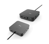 i-tec Dock USB-C HDMI Dual DisplayPort 4K, Power Delivery 100W, 3x USB 3.1, USB-C 3.2 Gen2, RJ-45, Audio, Kensington, Windows/macOS/Android/Linux