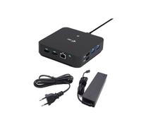 I-Tec Docking Station USB-C DP Dual HDMI 4K 100W con Caricatore Universale