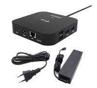 I-Tec Docking Station USB-C Dual HDMI 4K 100W con Caricatore Universale