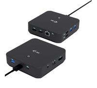 I-TEC Docking Station USB-C Dual HDMI 4K PD 100W Supporto 3 Monitor Nero