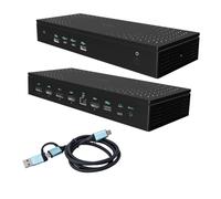 i-Tec Station d'accueil USB-C/USB4/Thunderbolt 3/4 – 3x HDMI, 2x DP, 1GbE, 100W (Europe)