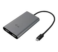 i-Tec Dual Display Port Video Adapter - Adaptateur vidéo externe - Thunderbolt 3 - 2 x DisplayPort